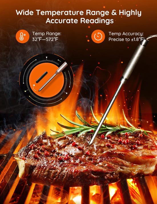 Govee WiFi meat thermometer — smart wireless thermometer with app alerts