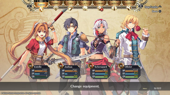 Trails in the Sky - 1st Chapter game for physical video game software.Trails in the Sky - 1st Chapter physical video game software.
