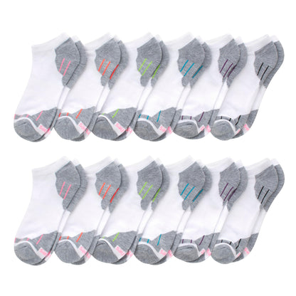 Hanes women's ankle socks — lightweight and breathable ventilation, 6-pair set