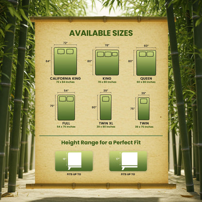 Mattress cover — Waterproof and breathable bamboo viscose fabric with fitted style 200 GSM