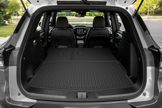 AOMSAZTO vehicle mat for Chevy Trailblazer FWD 2021-2026 with backrest and cargo liner