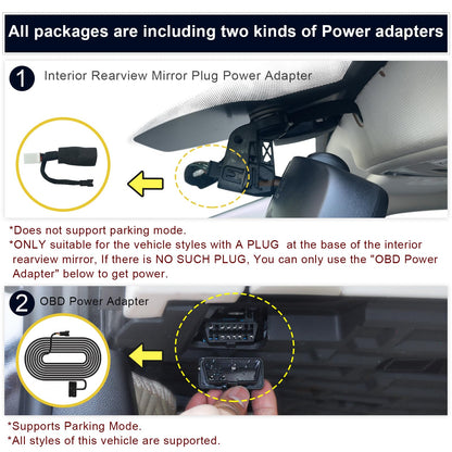 Mangoal onboard camera — front 4K and rear 1080P for Grand Cherokee models 2022-2026