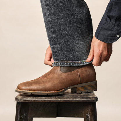 Lumeheel cowboy boots - Western boots with embroidered design and slip resistant sole