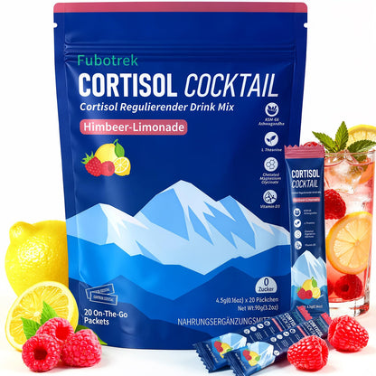 Jello Cortisol Cocktail Pulver, 20 Stücks Cortisol Senken zum Abnehmen