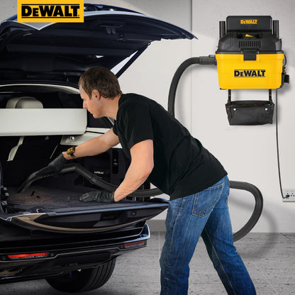 Dewalt vacuum cleaner — Portable 6 gallon wall-mounted wet dry model DXV06G