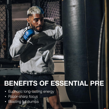 RAW Nutrition - Essential pre workout formula for men and women, energy powder for fitness