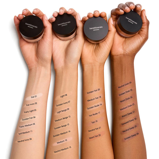 bareMinerals loose powder foundation SPF 15 — sheer to full coverage formula