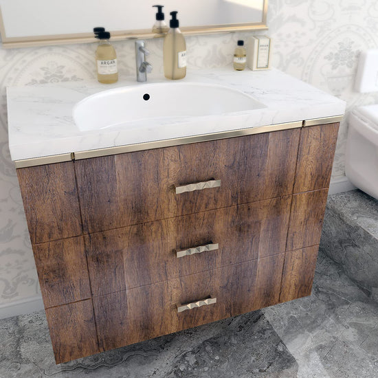 Wallpaper — Brown wood design by Decotalk