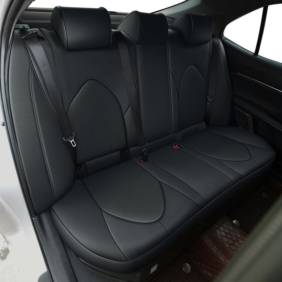 Vehicle seat cover — AOMSAZTO custom fit faux leather for Toyota Camry 2018-2024