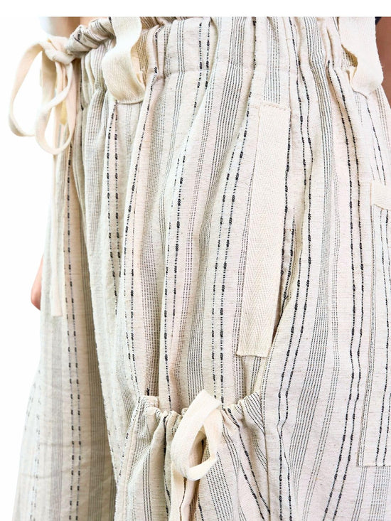 Yinawsky women drawstring wide leg pants with pockets