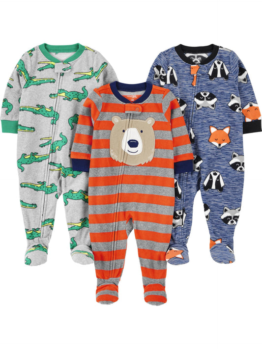 Simple Joys by Carter's sleepwear — loose-fit flame resistant fleece footed pajamas