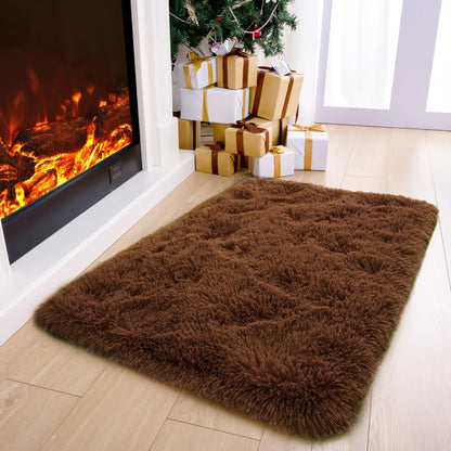 Noahas shag rug — soft and non-slip for bedroom or living room
