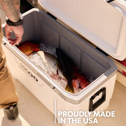 Igloo ice chest — 100 QT latitude marine ultra white model