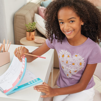 Make It Real fashion design sketchbook — city style coloring book for girls