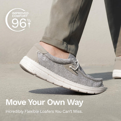Bruno Marc slip-on loafers — casual stretch shoes for men