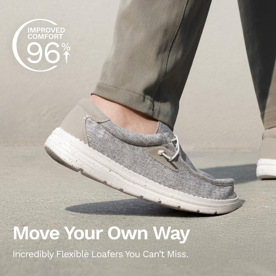 Bruno Marc slip-on loafers — casual stretch shoes for men
