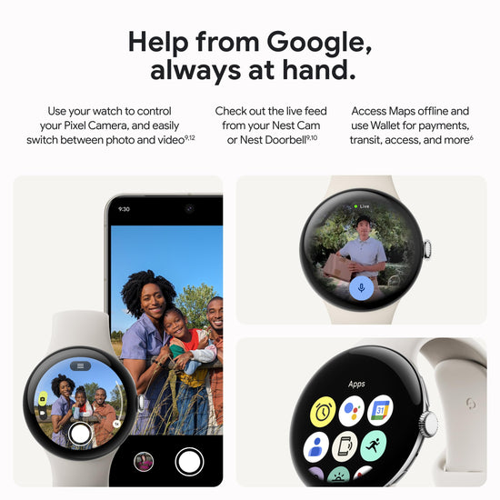 Wearable computer — Google Pixel Watch with health tracking features