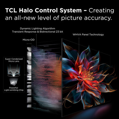 TCL 98-Inch QLED 4K Smart QD-Mini LED TV - large screen size
