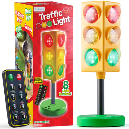 ArtCreativity lamp — 8 modes with remote and real traffic light rotation mode