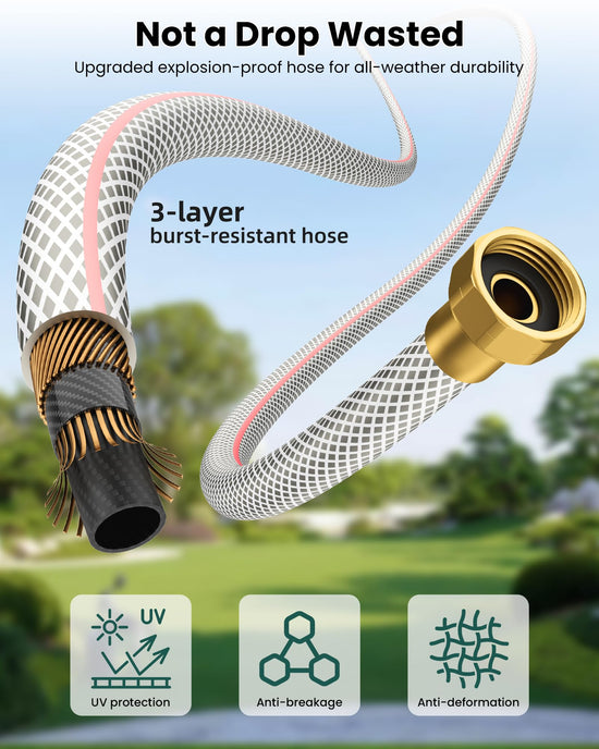 AYURA winding reel — Heavy duty automatic design with kink-free rewind and lock feature