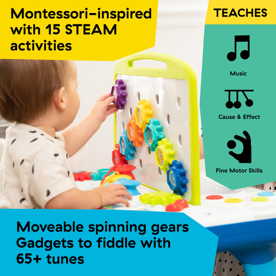 Baby Einstein curiosity table activity play station - Montessori interactive workbench