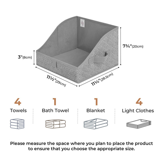 Trapezoid storage bins — versatile organizer baskets for shelves by Granny Says