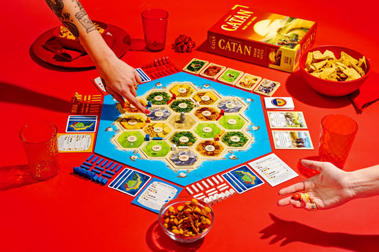 CATAN board game — civilization building strategy for family fun and trade.