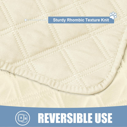 Smiry waterproof dog bed cover - Soft washable reversible design