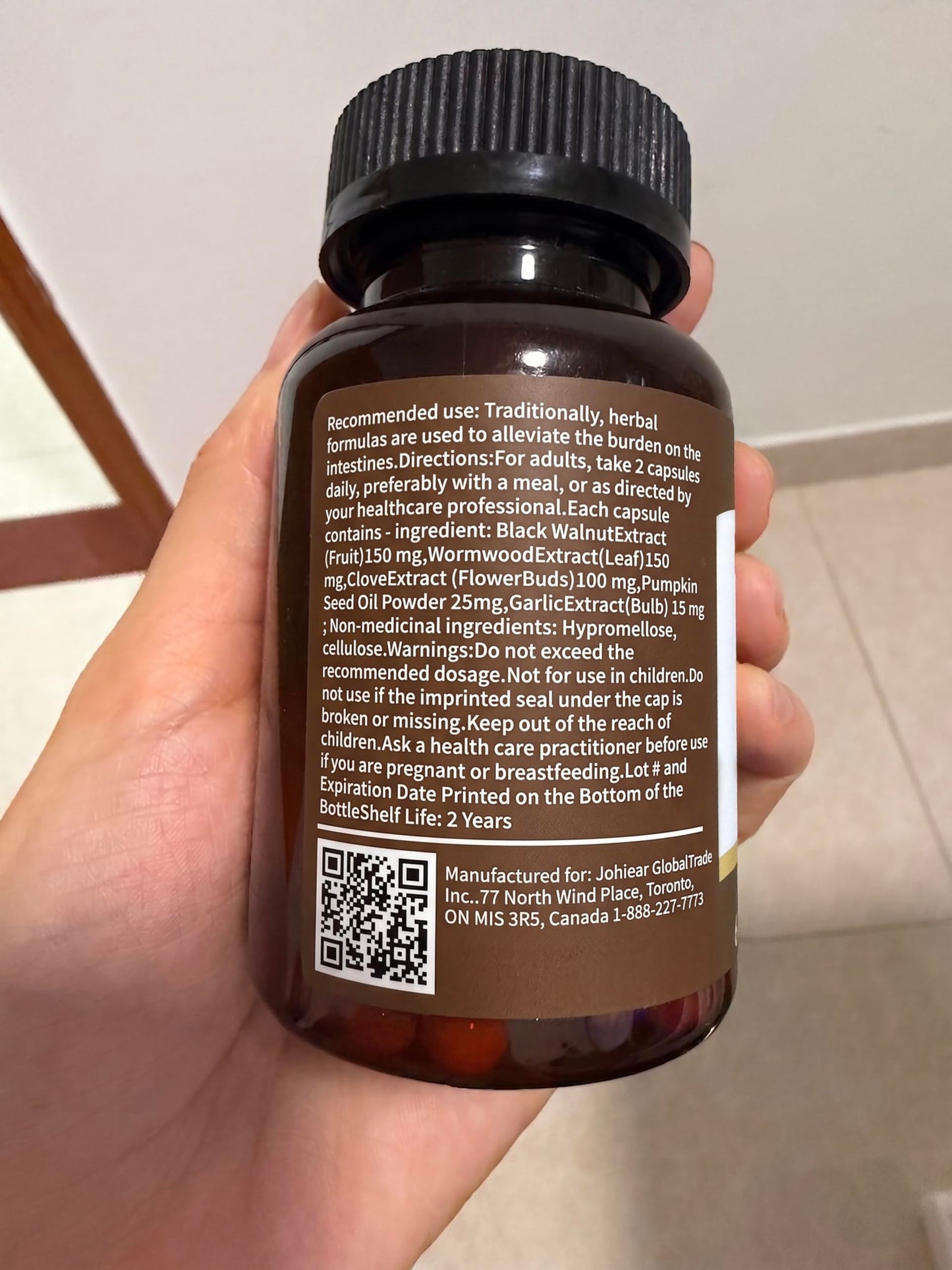 20 in 1 Black Walnut Wormwood Clove Cleanse for Humans Capsules, Natural Gut Detox & Digestive Health, Pumpkin Seed, Berberine, 10:1 Ultra-Concentrated Liposomal Tech 98% Absorption, Vegan 60 CT