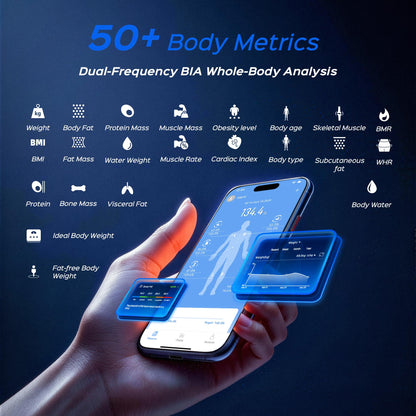 Labuscula Body Composition Scale with Handle, 8-Electrode Smart Scale