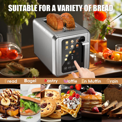 WHALL toaster — Smart digital design with touch screen and memory function
