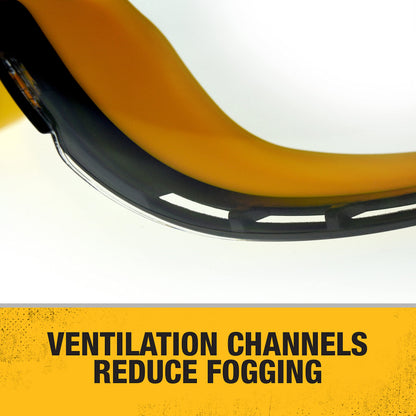 Safety glasses — Anti-fog dual mold goggle by Dewalt, 1 pair