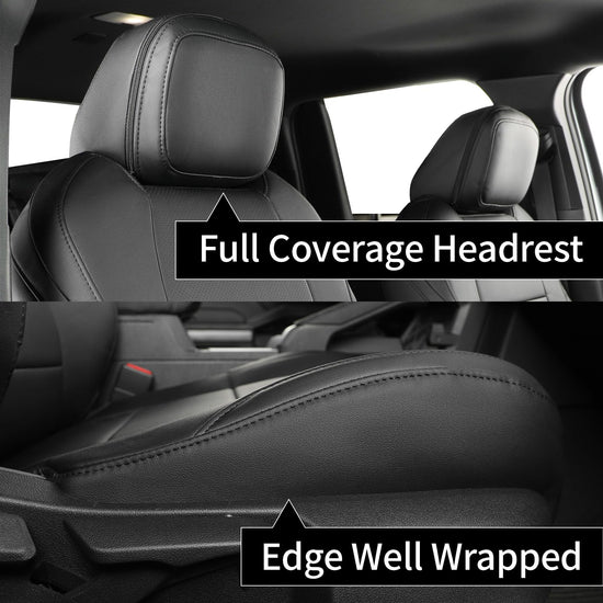Customized vehicle seat covers — Luxury waterproof leather for 2025 2026 Toyota 4Runner 7 seats.