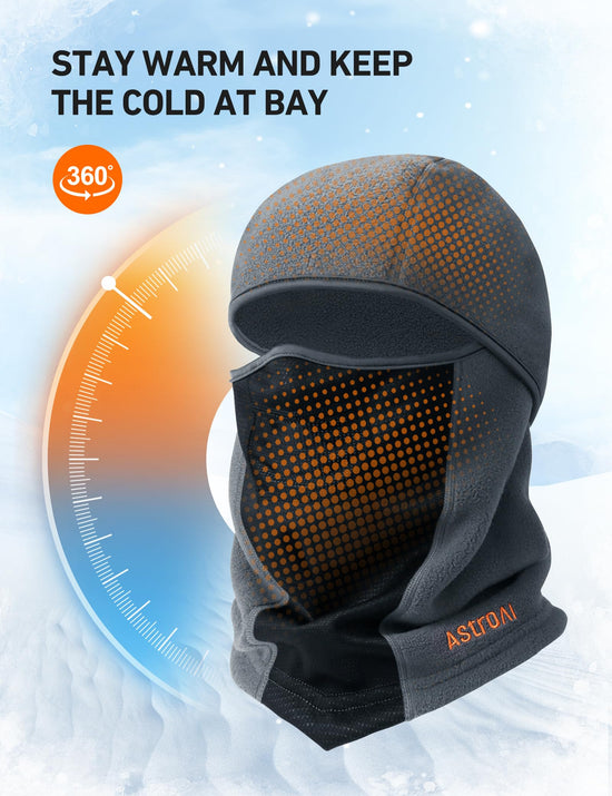 AstroAI balaclava — fleece thermal windproof mask for men and women