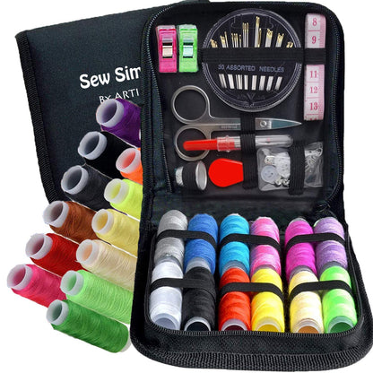 ARTIKA sewing tool set — small beginner kit with multicolor threads and accessories