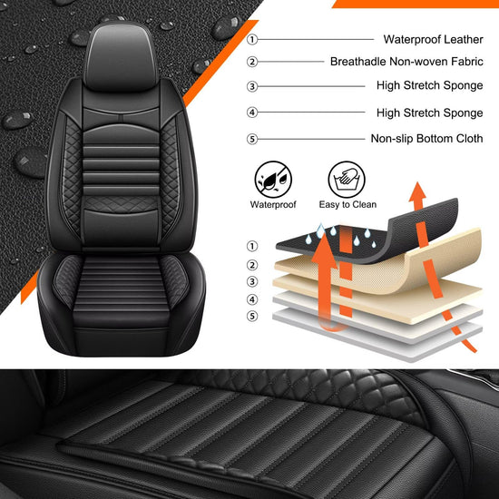 Vehicle seat cover — Custom fit leather for Jeep Gladiator 2020-2026