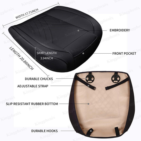 kingphenix vehicle seat cover — easy to install and fits most cars, vans, trucks, and SUVs