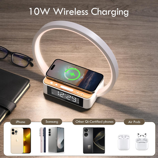 WILIT LED night light with wireless charging and touch control