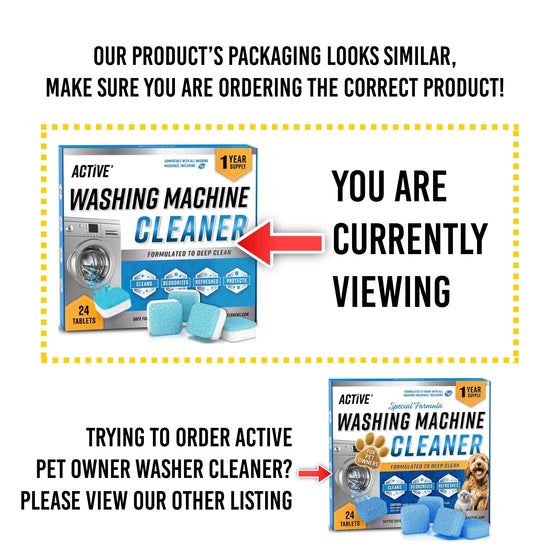 Cleaning agent — Eco-friendly washing machine cleaner tablets for HE washers and septic systems
