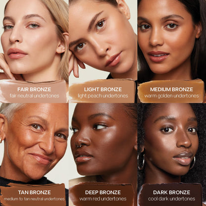 Saie sun melt bronzer — unique cream formula for natural warmth and glow