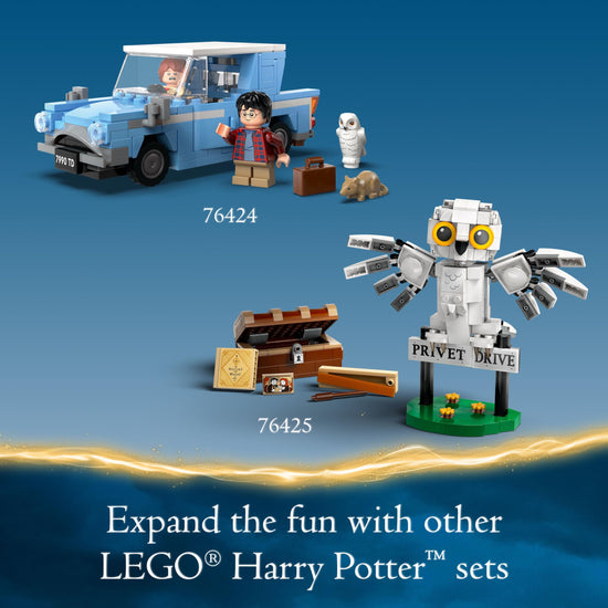 LEGO Harry Potter Flying Ford Anglia toy building block set with minifigures 76424LEGO Harry Potter Flying Ford Anglia toy building block set with minifigures 76424LEGO Harry Potter Flying Ford Anglia toy building block set with minifigures 76424