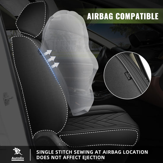 AOMSAZTO vehicle seat cover — leather and waterproof for Honda FIT 2007-2020 front set