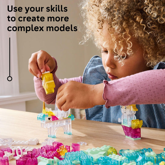 LEGO Classic building blocks — Magical transparent box for preschoolers ages 5+