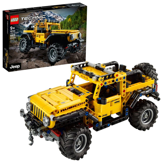 LEGO Technic toy building block set — authentic and functional Jeep Wrangler design 42122