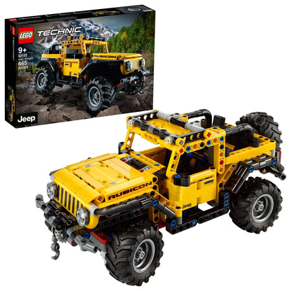 LEGO Technic Jeep Wrangler 4x4 building kit — all terrain off roader design