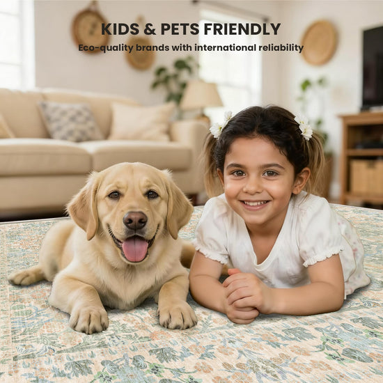 RUG — Machine washable for living room use from QD-Udreamy