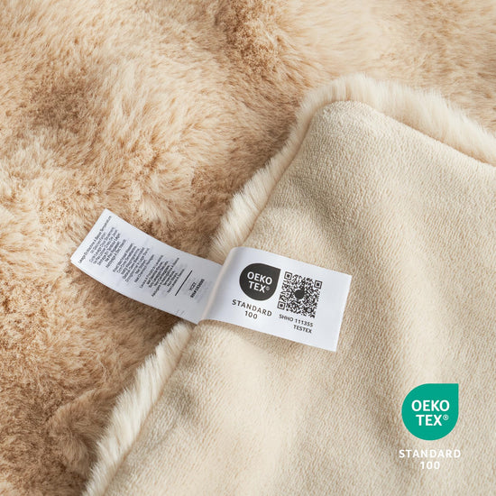 Faux fur throw blanket — cozy bliss softness