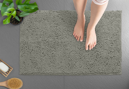 LuxUrux rug — Extra-soft plush microfiber bath mat with super absorbent shaggy design