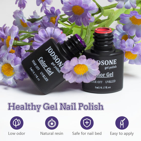 JODSONE gel nail polish kit with 32 colors and UV light