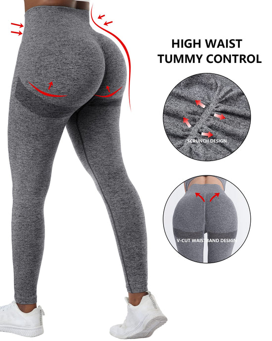 NORMOV pants with seamless scrunch design for butt lifting workouts